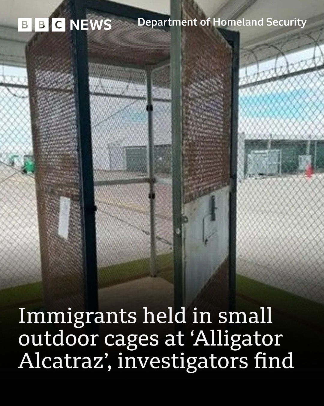 Watchdog Report Raises Concerns Over Conditions at ‘Alligator Alcatraz’