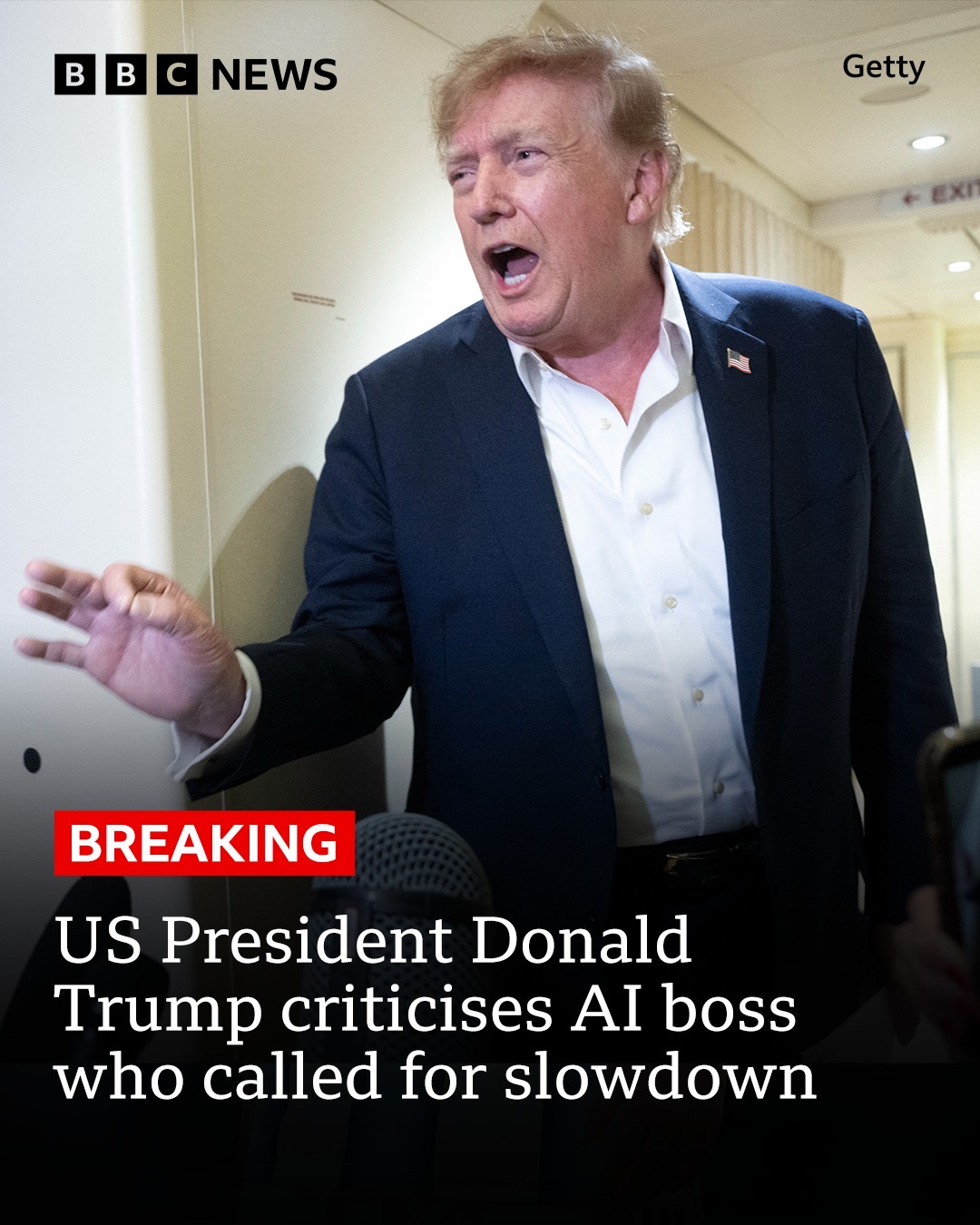 🇺🇸 Trump Pushes Back Against Calls to Slow Down AI