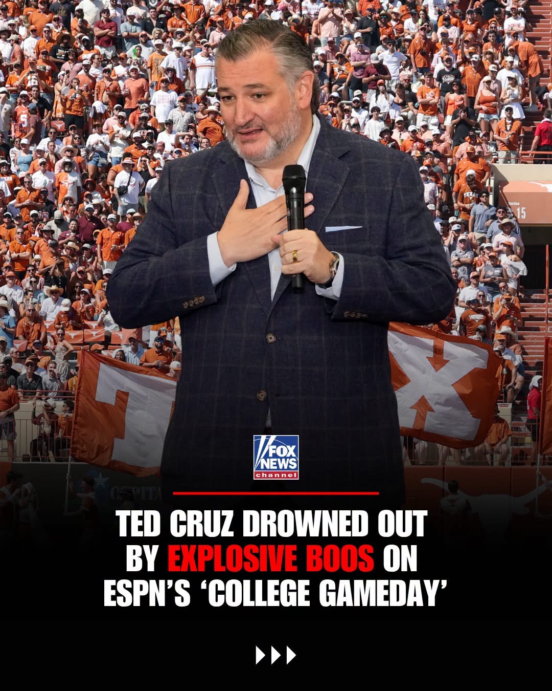Ted Cruz Booed Loudly During ESPN’s College GameDay Appearance